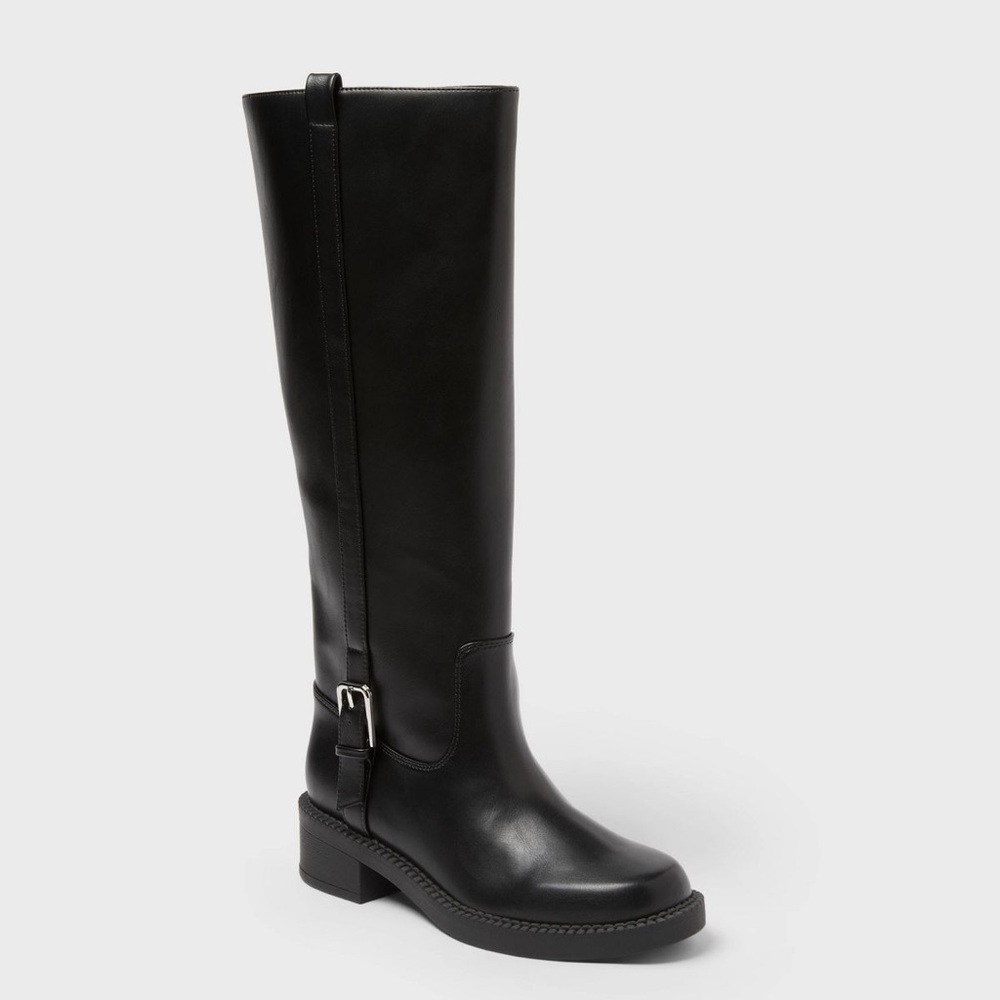 A New Day Black Knee-High Boots